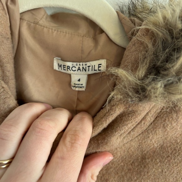 J.Crew Wool‎ Vail Parka Coat Size 4 - Picture 3 of 3